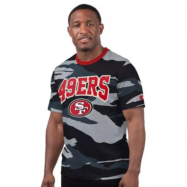 Mens Starter Gray San Francisco 49ers Thursday Night Gridiron T-Shirt Product Image