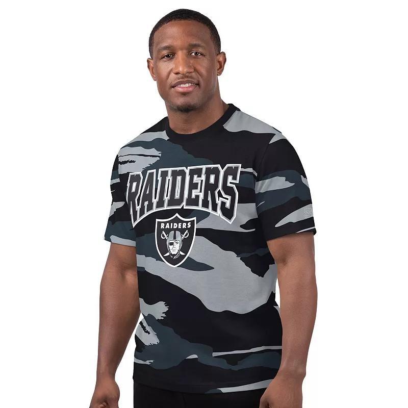 Mens Starter Gray Las Vegas Raiders Thursday Night Gridiron T-Shirt Product Image