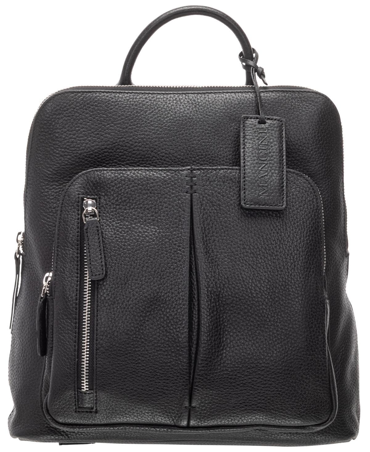 Mancini Womens Pebbled Brigette Backpack Product Image