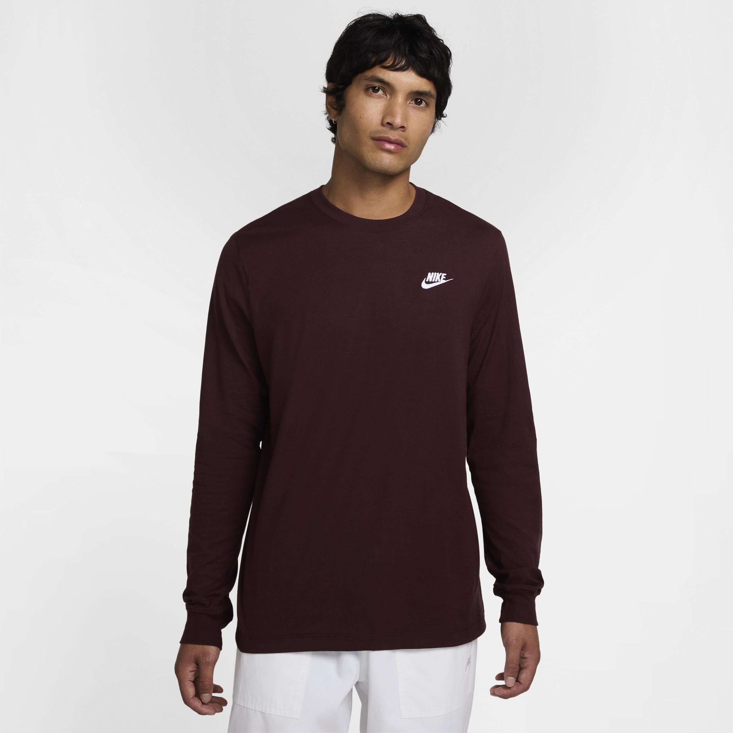 Nike Sportswear Club Men's Long-Sleeve T-Shirt Product Image