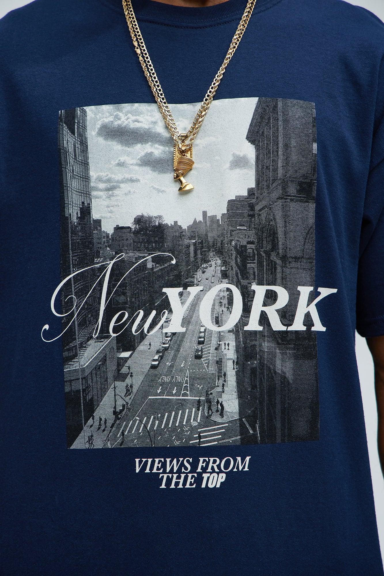 NYC View From The Top Short Sleeve Tee - Navy Product Image