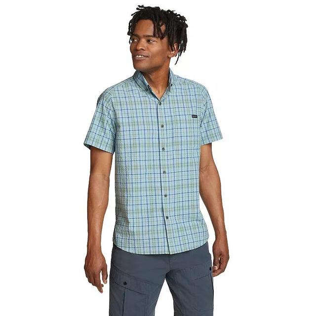 Mens Eddie Bauer Pack-It Shirt, Size: Small, Brt Blue Product Image