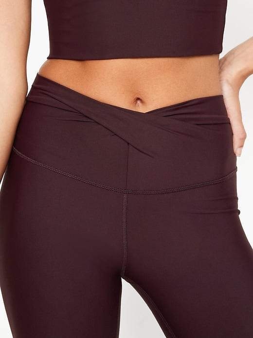 Extra High-Waisted PowerSoft Twist-Front Leggings Product Image