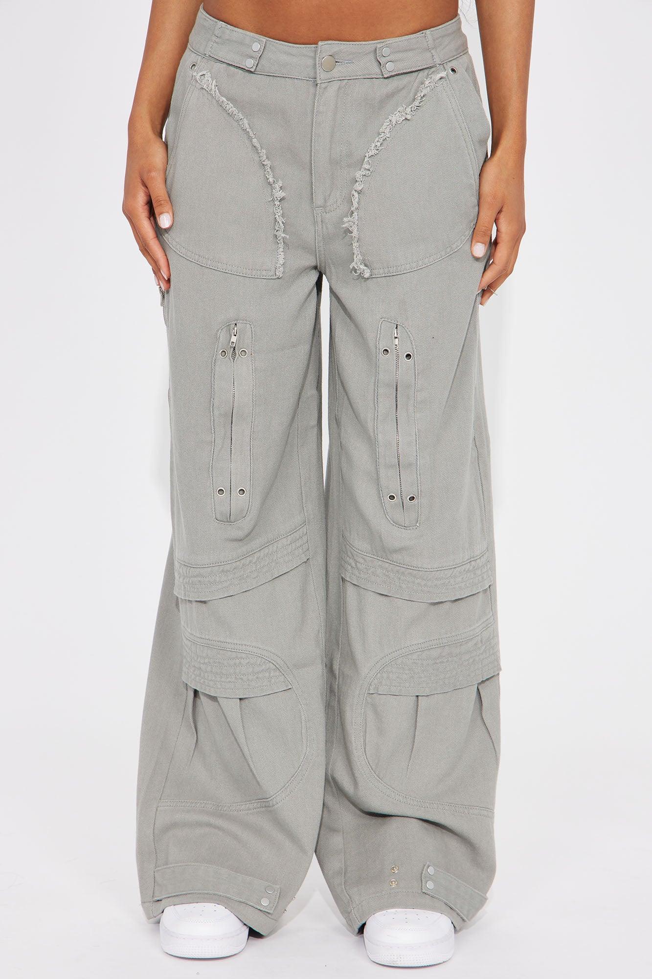 I Do It Better Cargo Pant - Grey Product Image