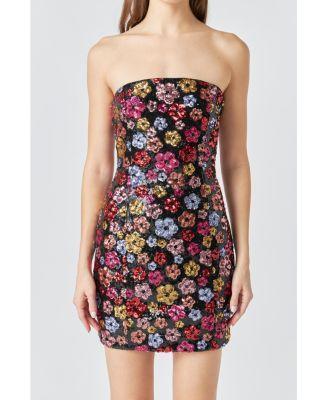 Women's Sequins Mini Dress Product Image