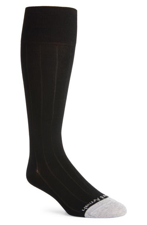 EDWARD ARMAH Pima Cotton Blend Rib Dress Socks Product Image