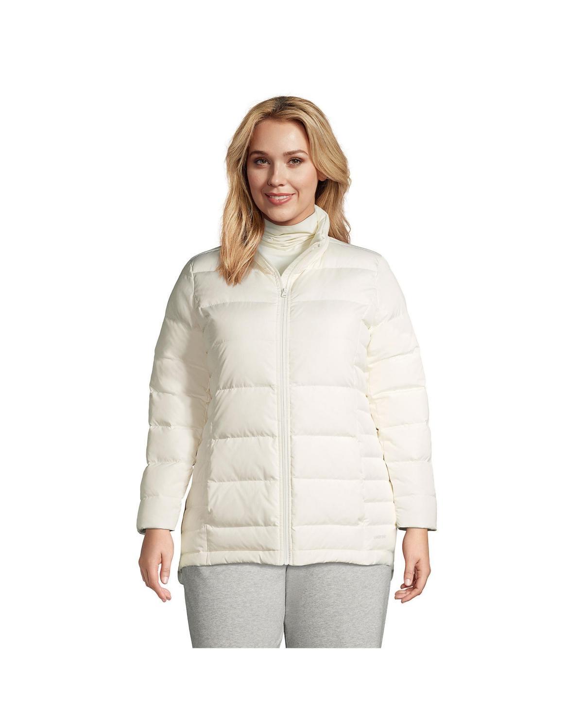 Lands End Plus Size Down Puffer Jacket Product Image