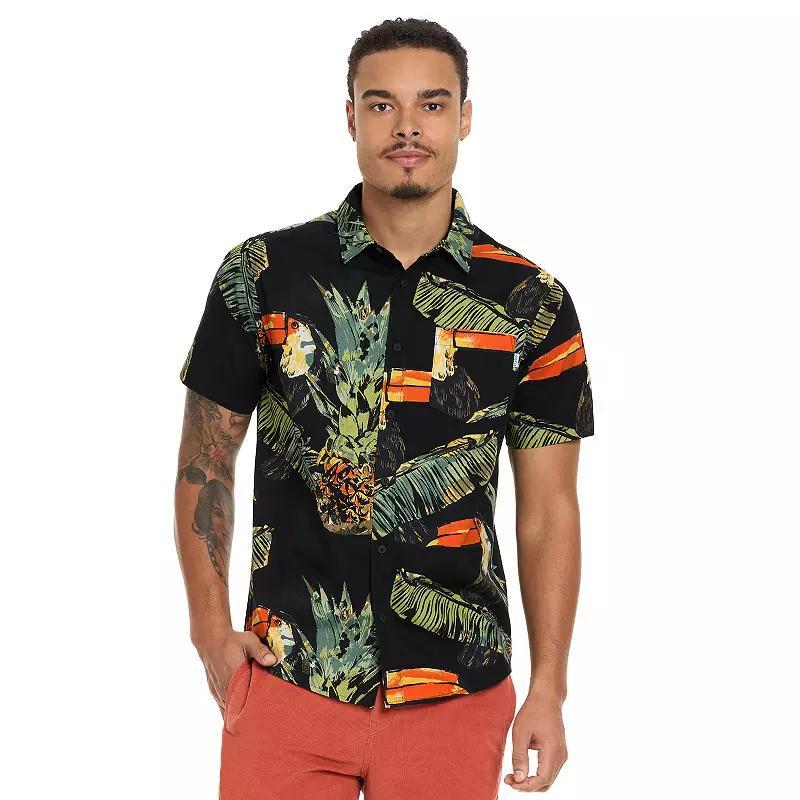 Mens Hurley Floral Woven Shirt Product Image