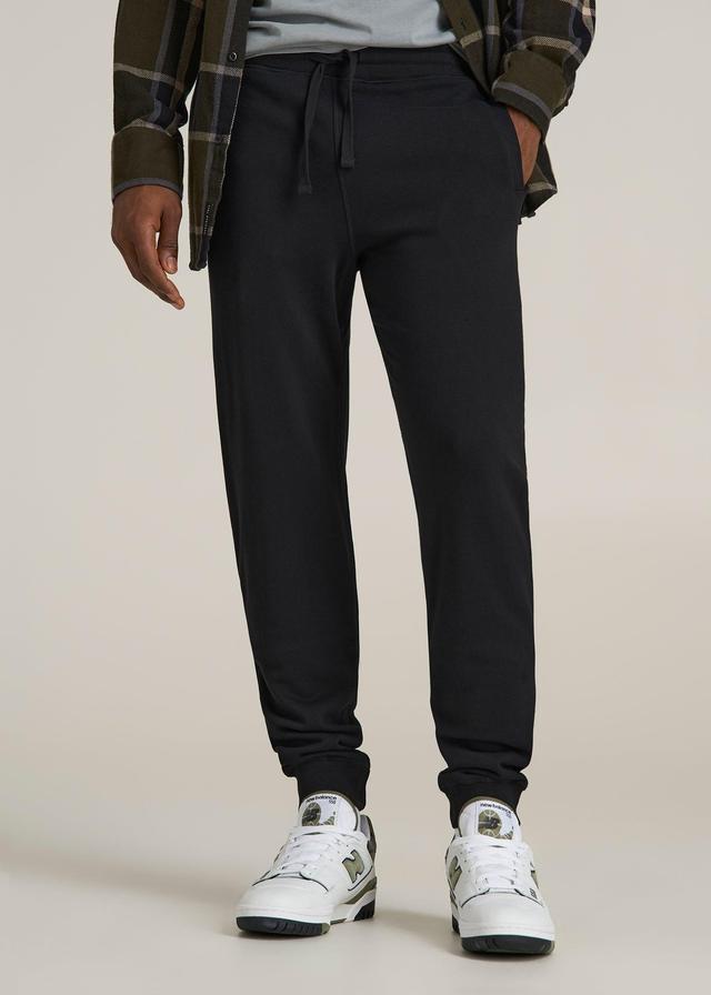 Wearever 2.0 French Terry Joggers for Tall Men in Black Male Product Image