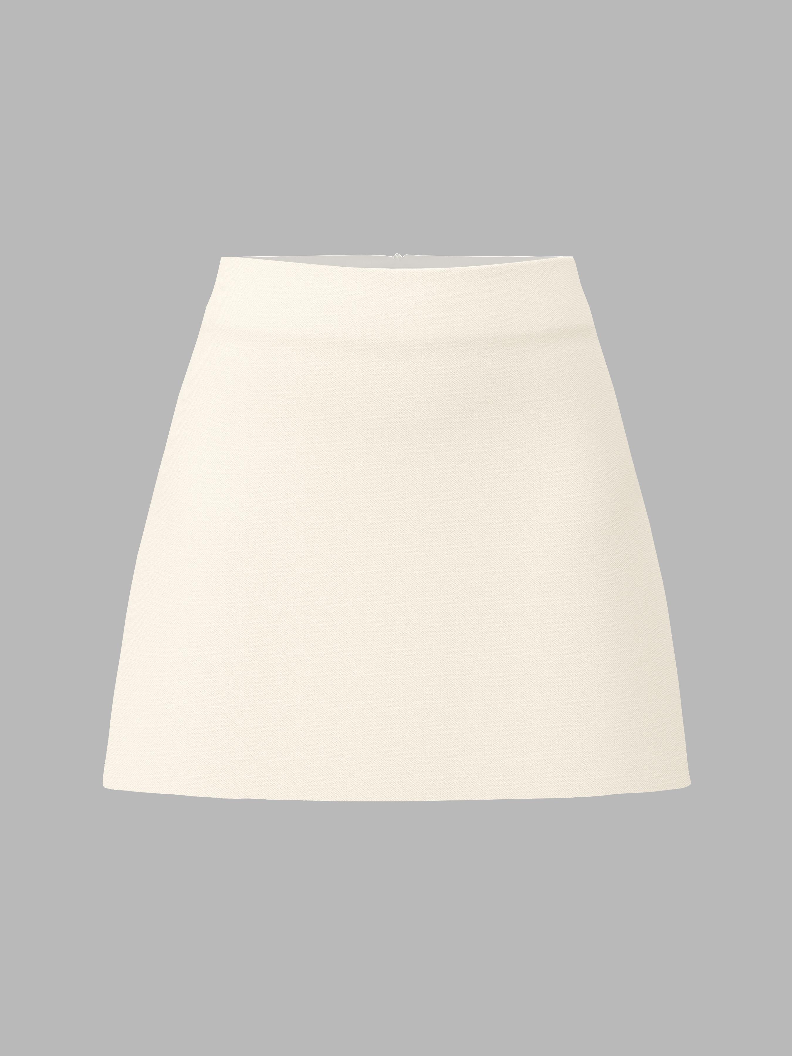 Solid Satin High Waist Short Skirt product image