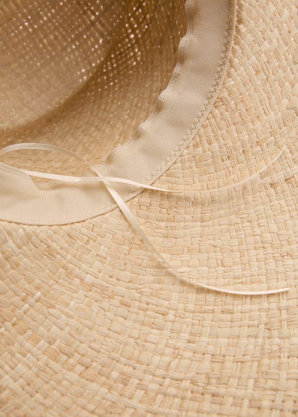 MANGO - Natural fiber maxi hat - One size - Women Product Image