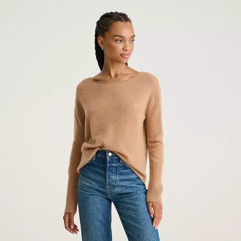 Womens NAADAM Cashmere Boatneck Sweater Product Image