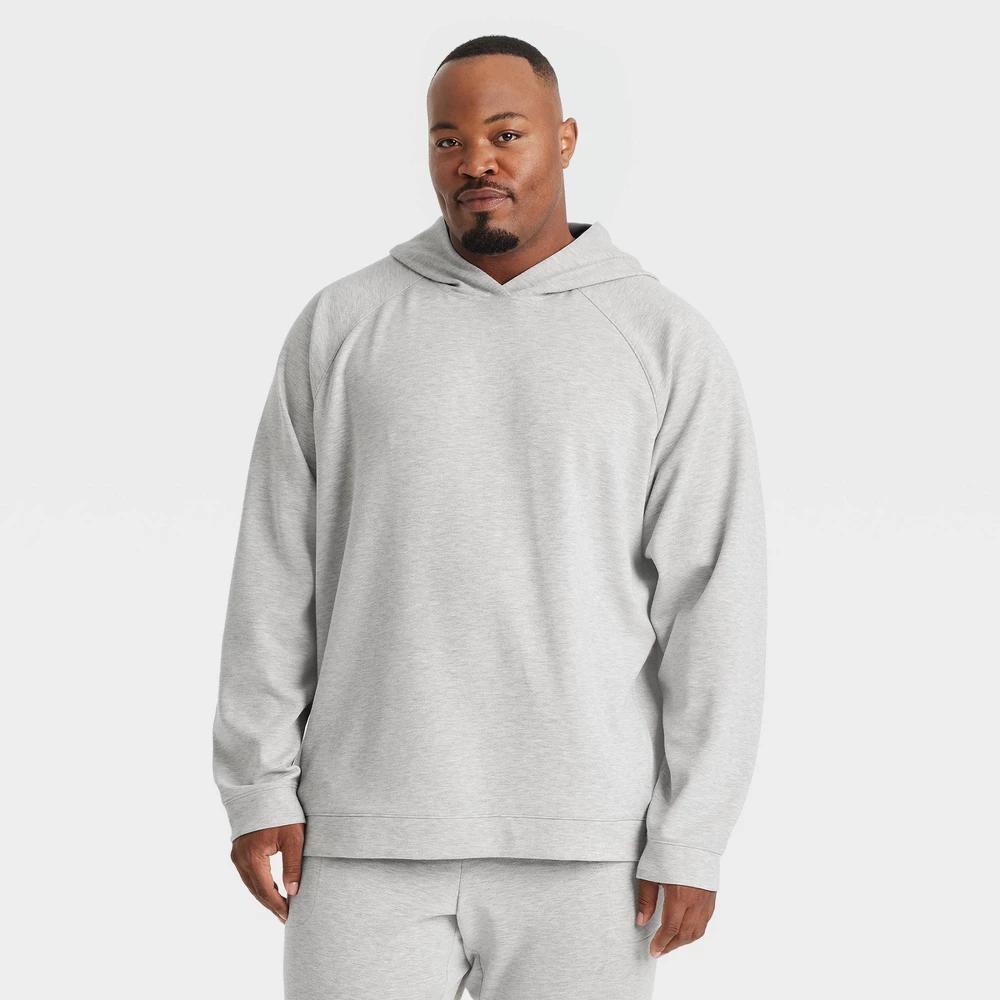 Mens Big Mesh Spacer Fleece Hoodie - All In Motion Heathered 2XL Product Image