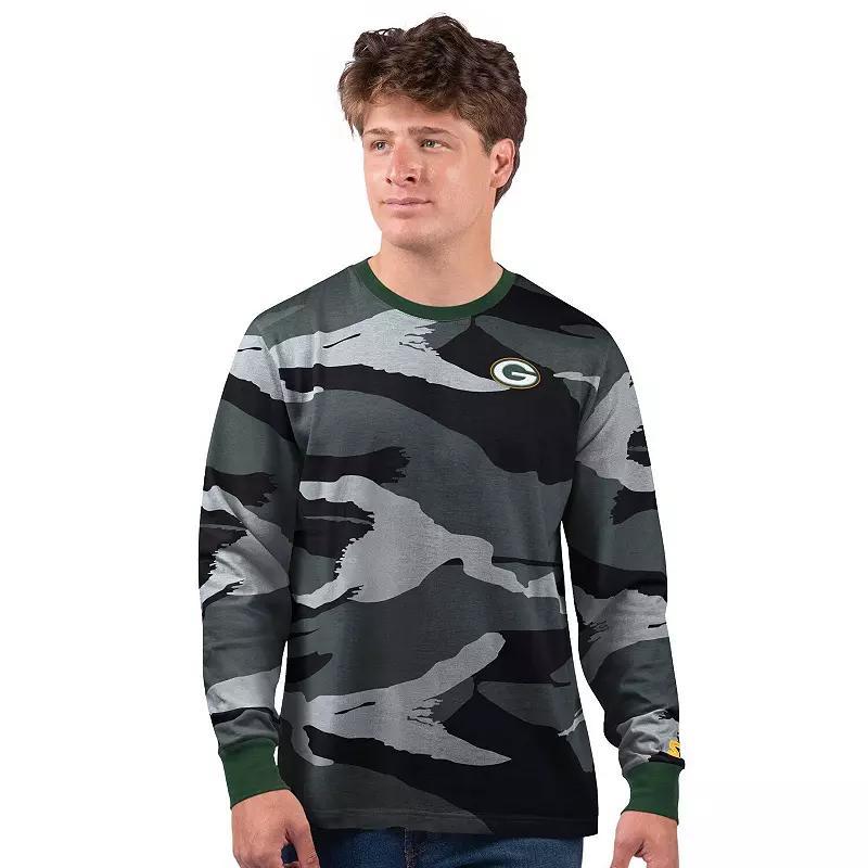 Mens Starter Gray/Charcoal Miami Dolphins Thursday Night Gridiron Vintage Logo Long Sleeve T-Shirt Product Image