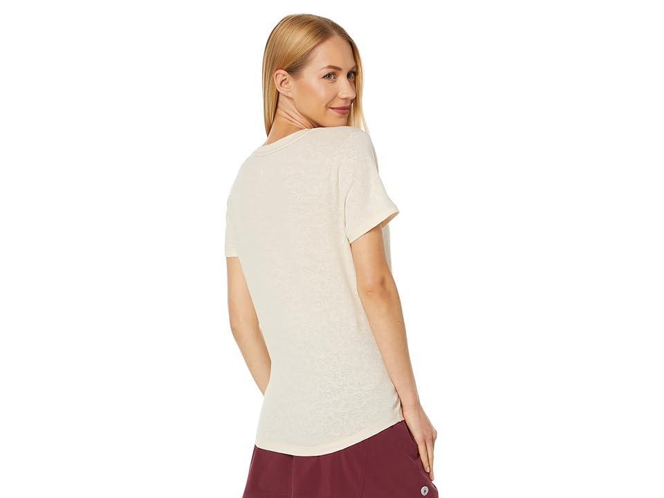 Smartwool Merino 150 Lace V-Neck Short Sleeve (Almond) Women's Clothing Product Image