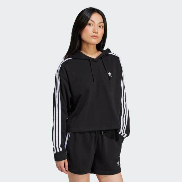 Adicolor 3-Stripes Short Hoodie Product Image