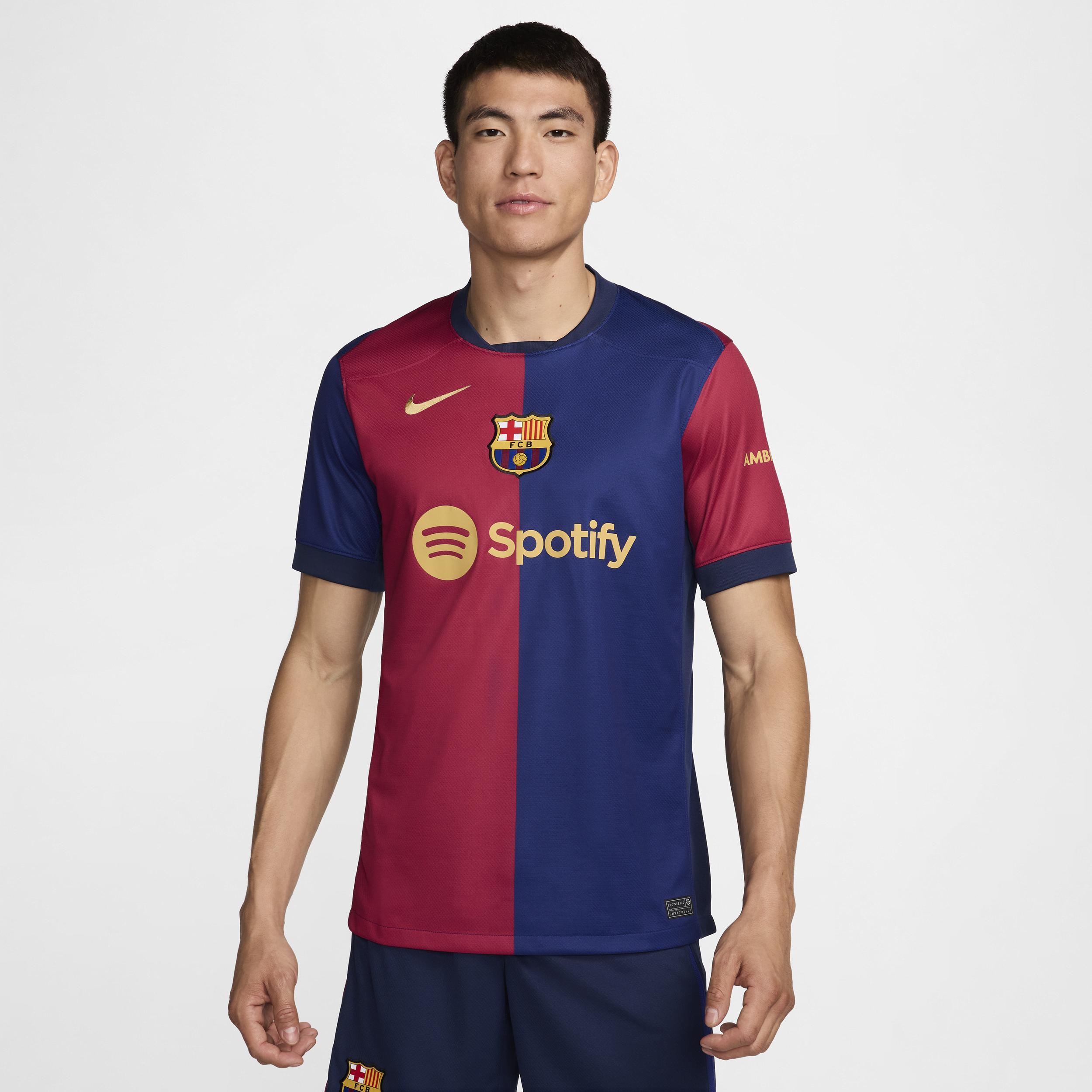 FC Barcelona 2024/25 Stadium Home Nike Men's Dri-FIT Soccer Replica Jersey Product Image