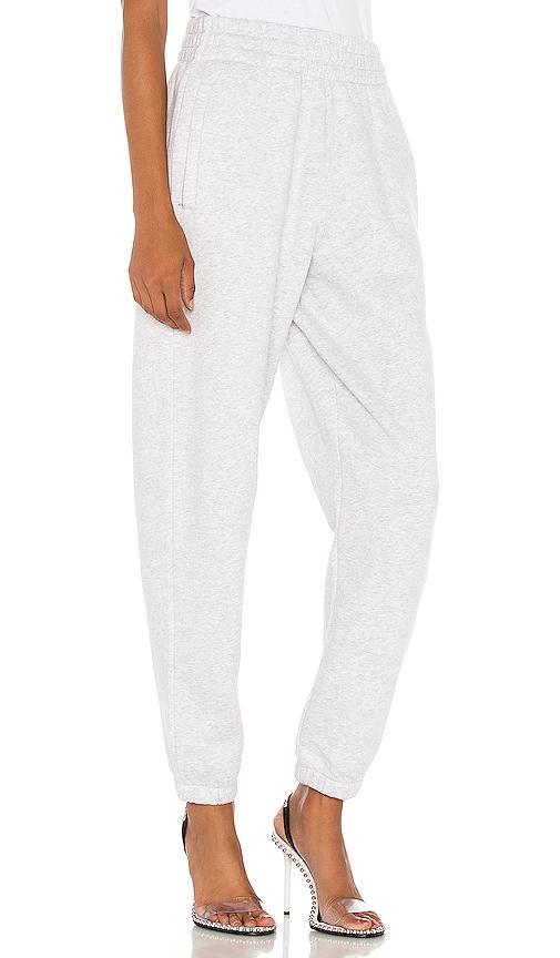 Alexander Wang Puff Logo Structured Terry Sweatpants Product Image