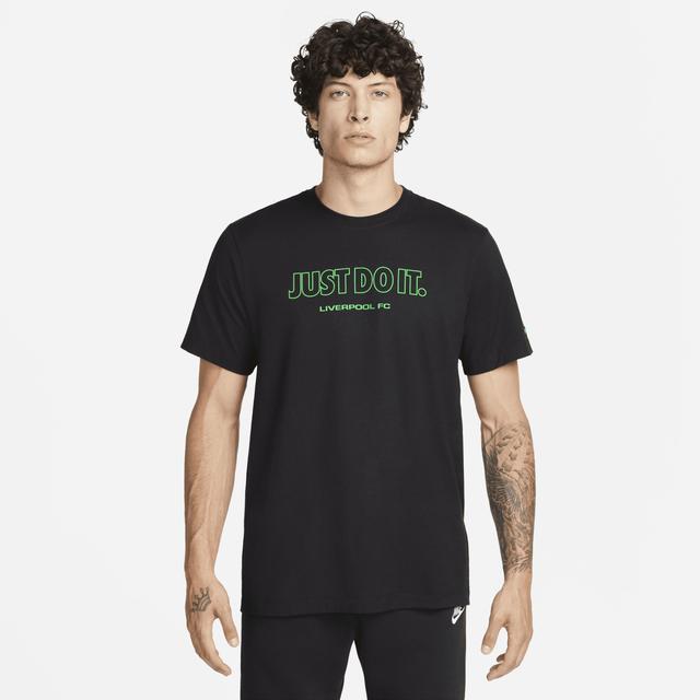 Mens Nike Black Liverpool Just Do It T-shirt Product Image