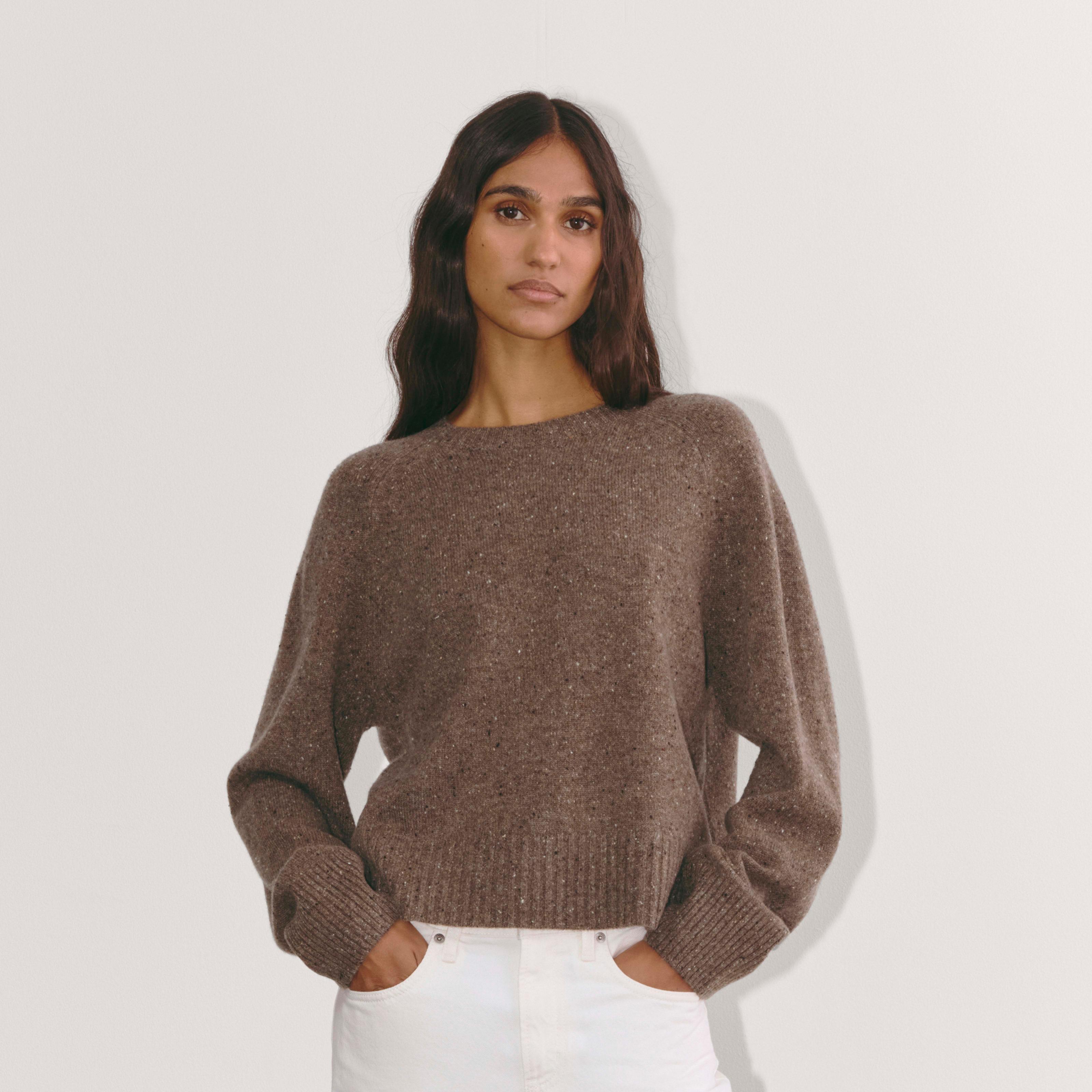 The Boxy Crew in Cashmere Product Image