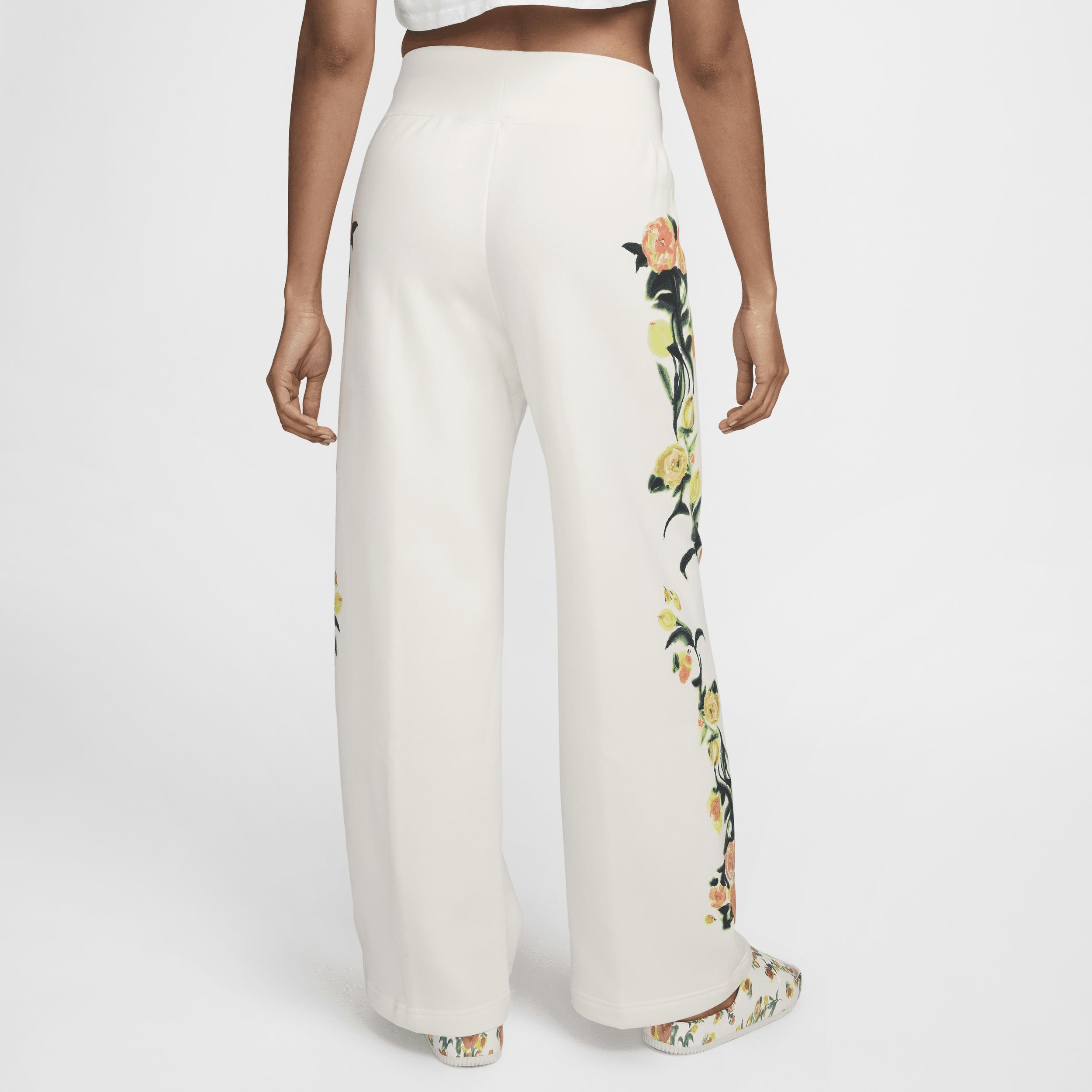 Womens Nike Sportswear Phoenix Fleece Artist Collection High-Waisted Wide-Leg Sweatpants Product Image