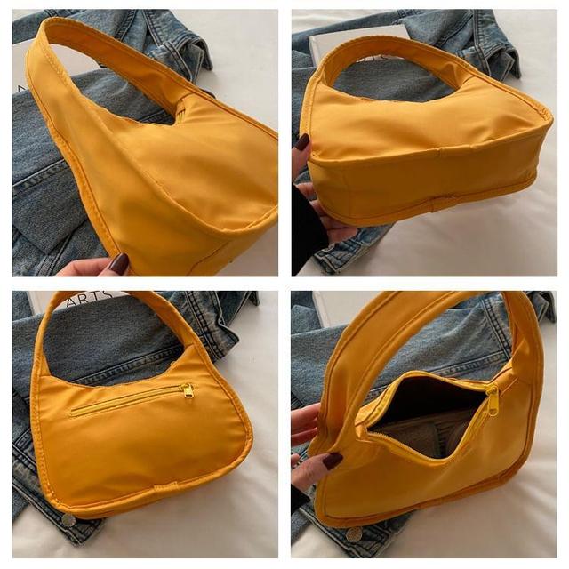 Plain Fabric Shoulder Bag Product Image