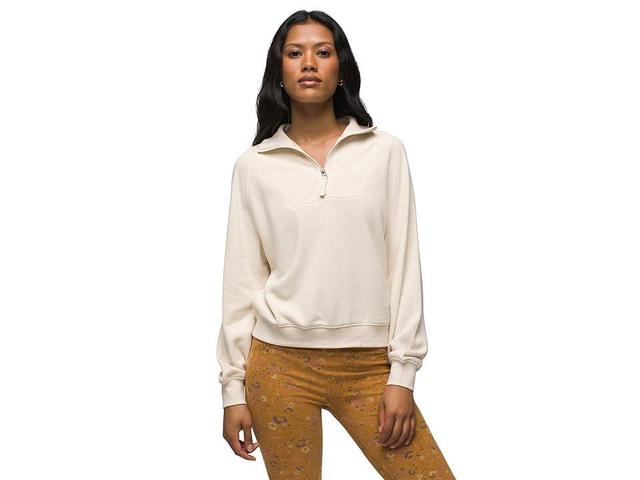 Prana Cozy Up Pullover (Canvas Heather) Women's Clothing Product Image