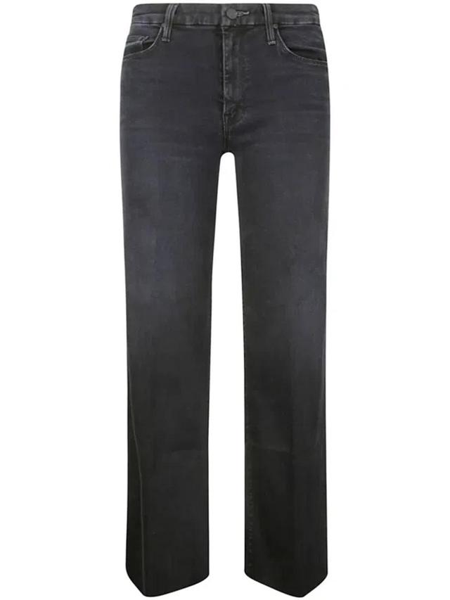 MOTHER The Roller Fray Jeans In Blue Product Image