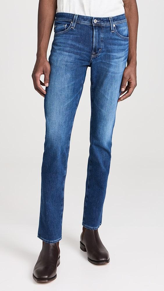 AG Everett Slim Straight Thermolite Jeans 34" | Shopbop Product Image