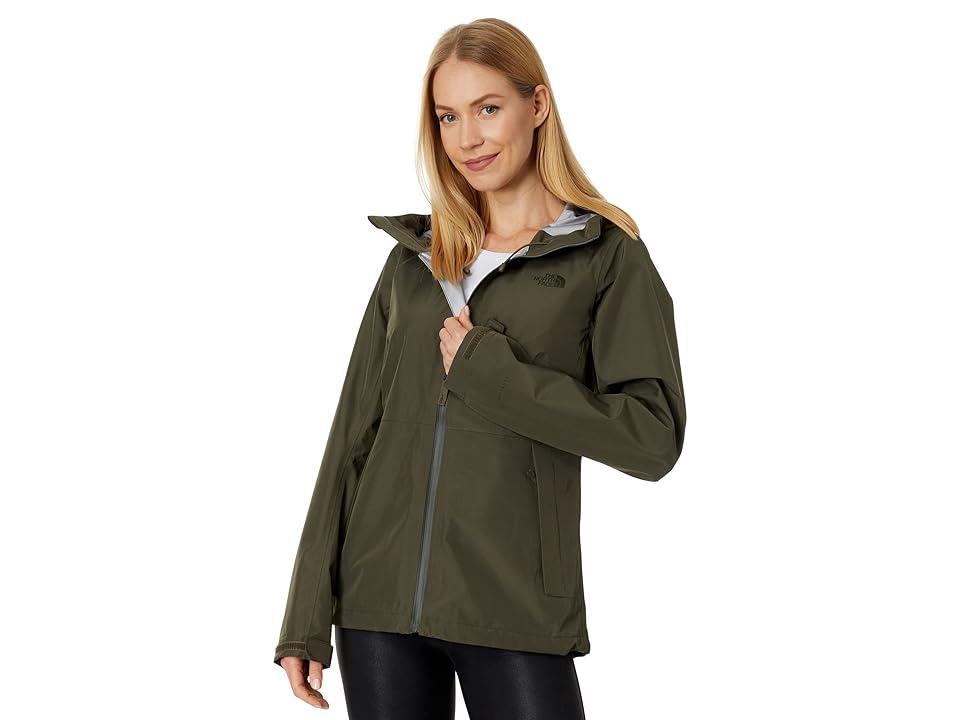 The North Face Dryzzle Futurelight Jacket (New Taupe Green) Women's Clothing Product Image