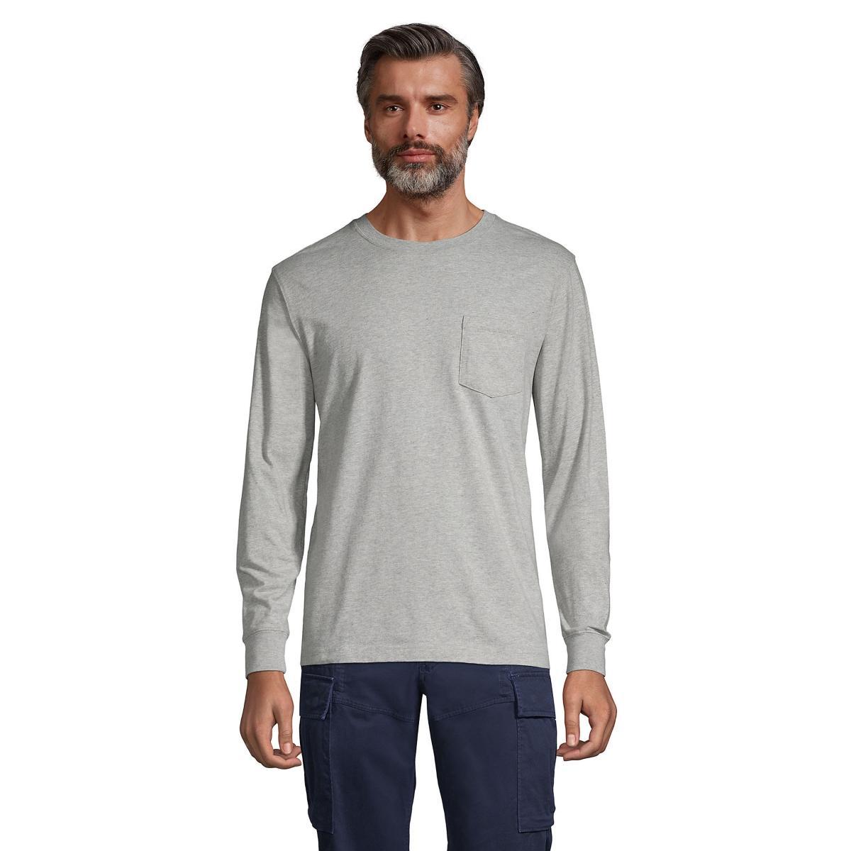 Mens Lands End Super-T Pocket Tee Product Image