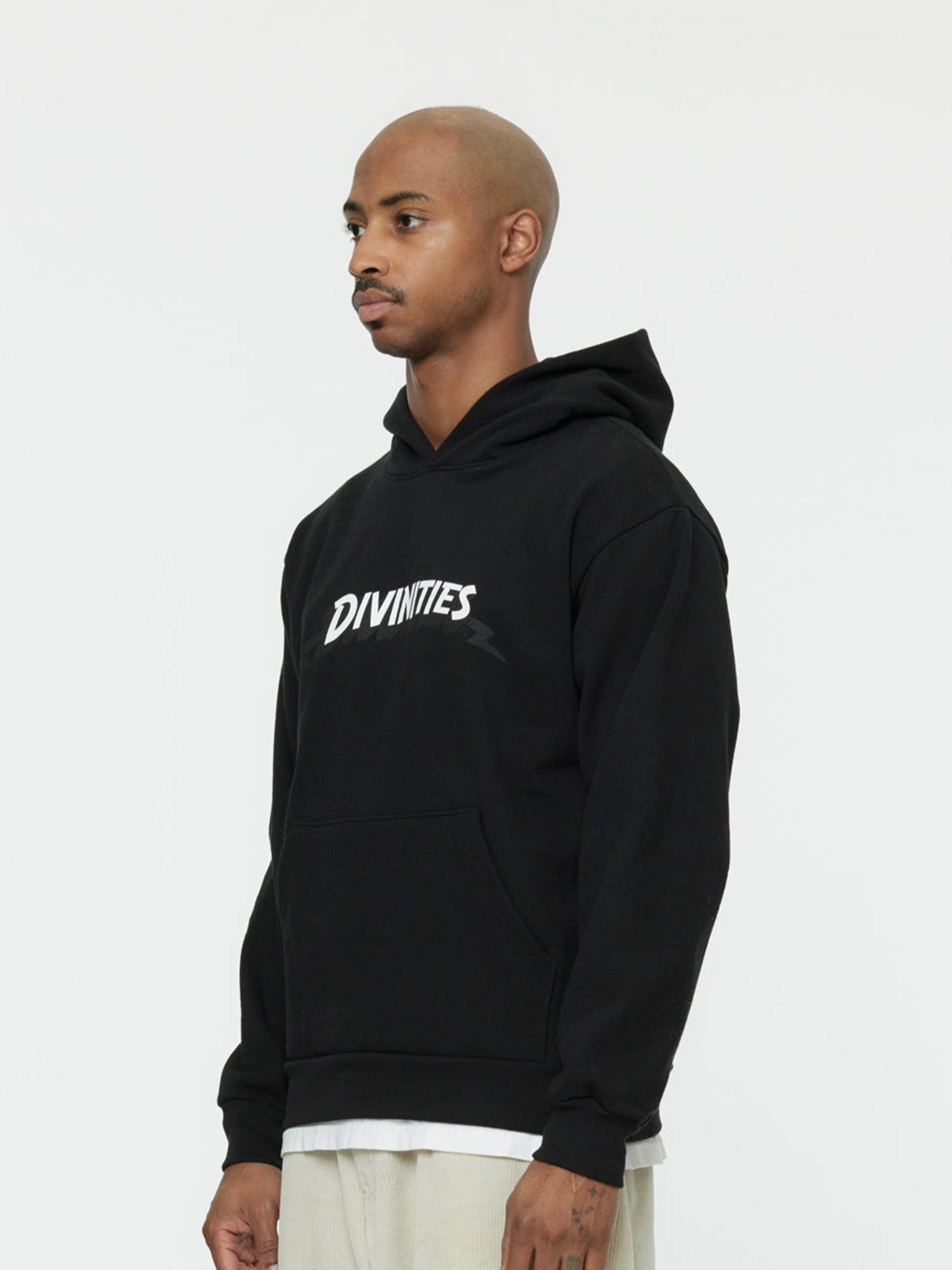 Bolts Logo Hooded Sweatshirt (Black) Product Image