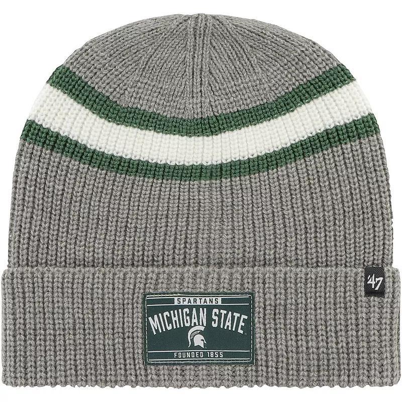 Mens 47 Charcoal Michigan State Spartans Penobscot Cuffed Knit Hat Product Image