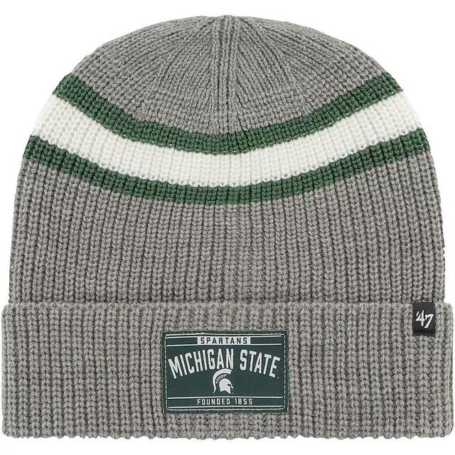 Mens 47 Charcoal Michigan State Spartans Penobscot Cuffed Knit Hat Product Image