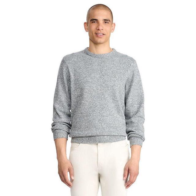 Mens IZOD Marled Crewneck Sweater Harbor Blue Product Image