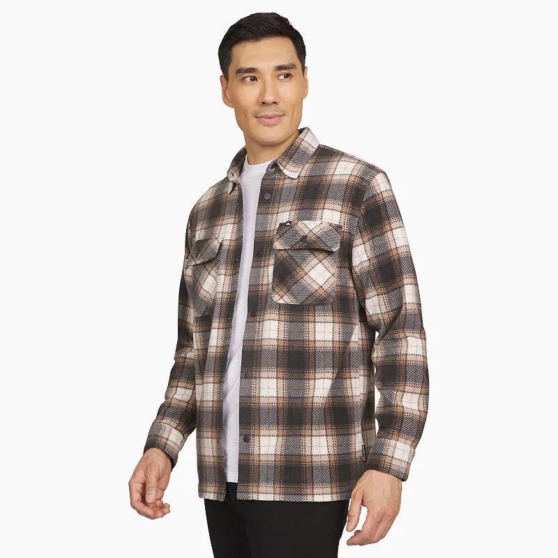 Mens Quiksilver Cold Days Snap-Front Fleece Shirt Product Image