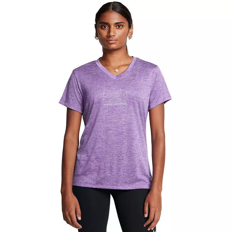 Womens Under Armour Tech Twist Branded Short Sleeve Tee Product Image