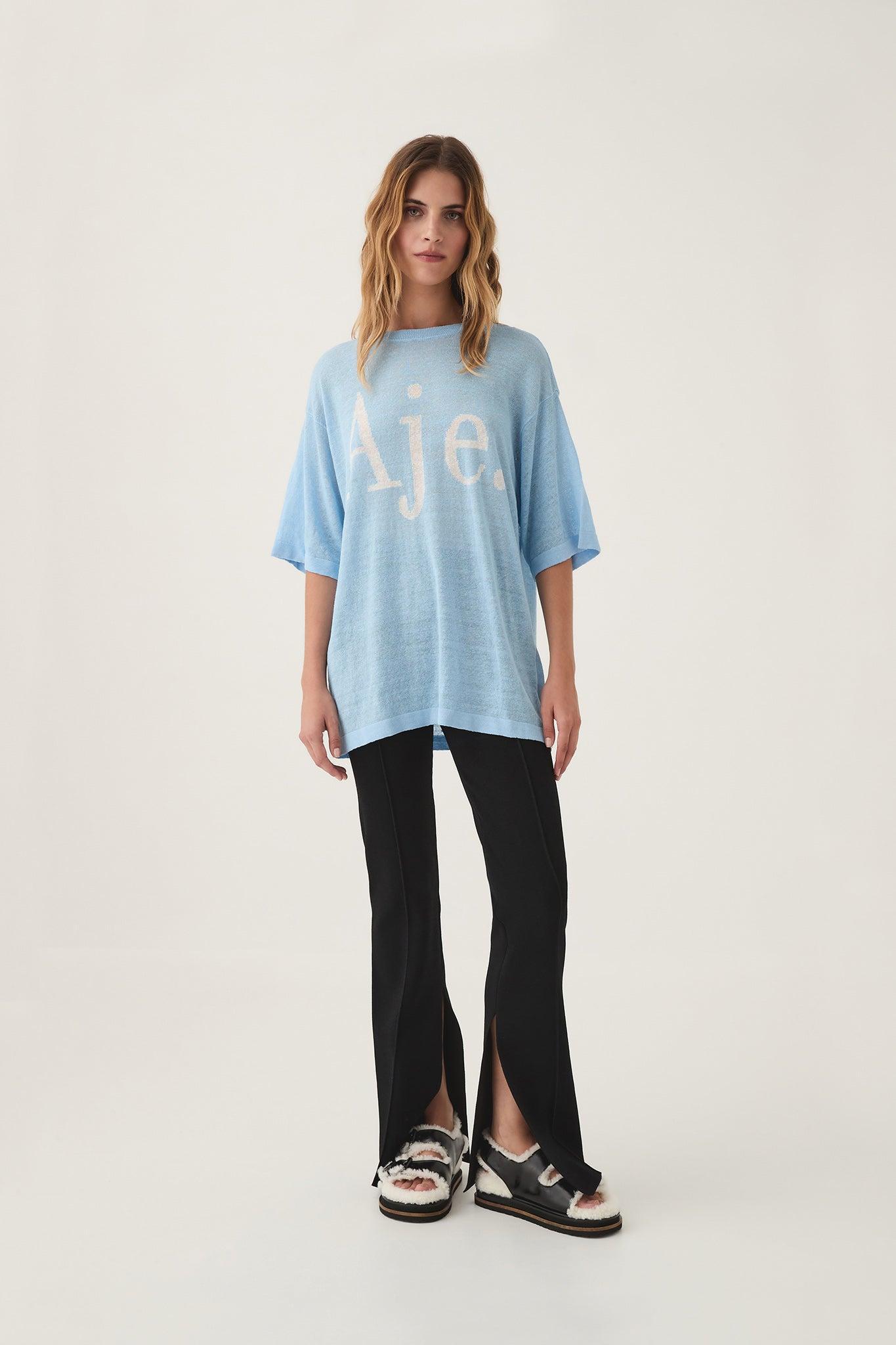 Elvira Oversized Linen Tee Product Image