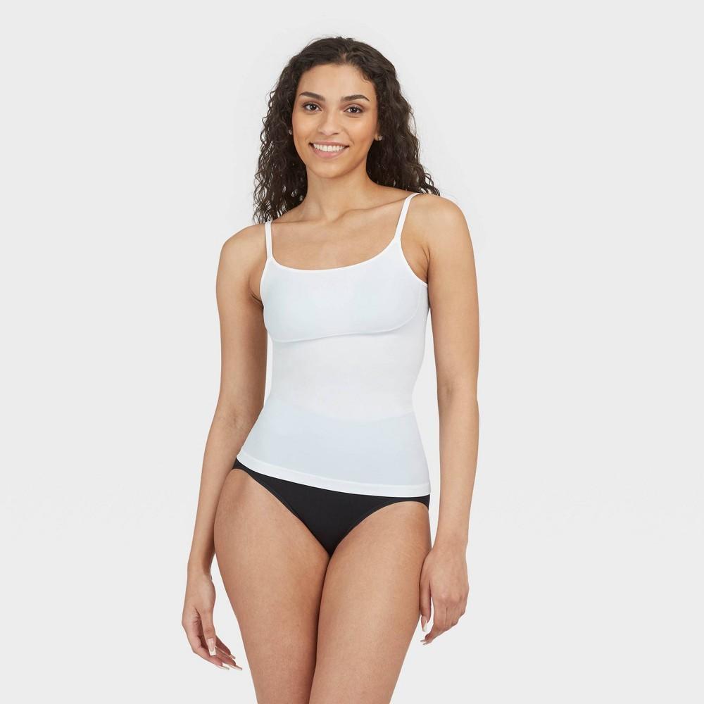 ASSETS by SPANX Womens Thintuition Shaping Cami - White L Product Image