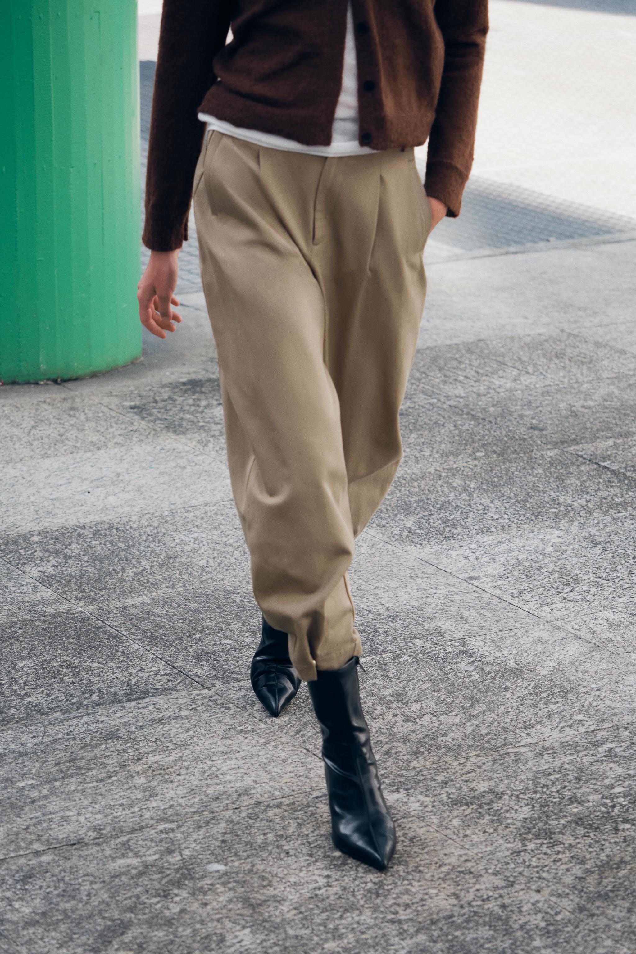 PLEATED BAGGY PANTS Product Image