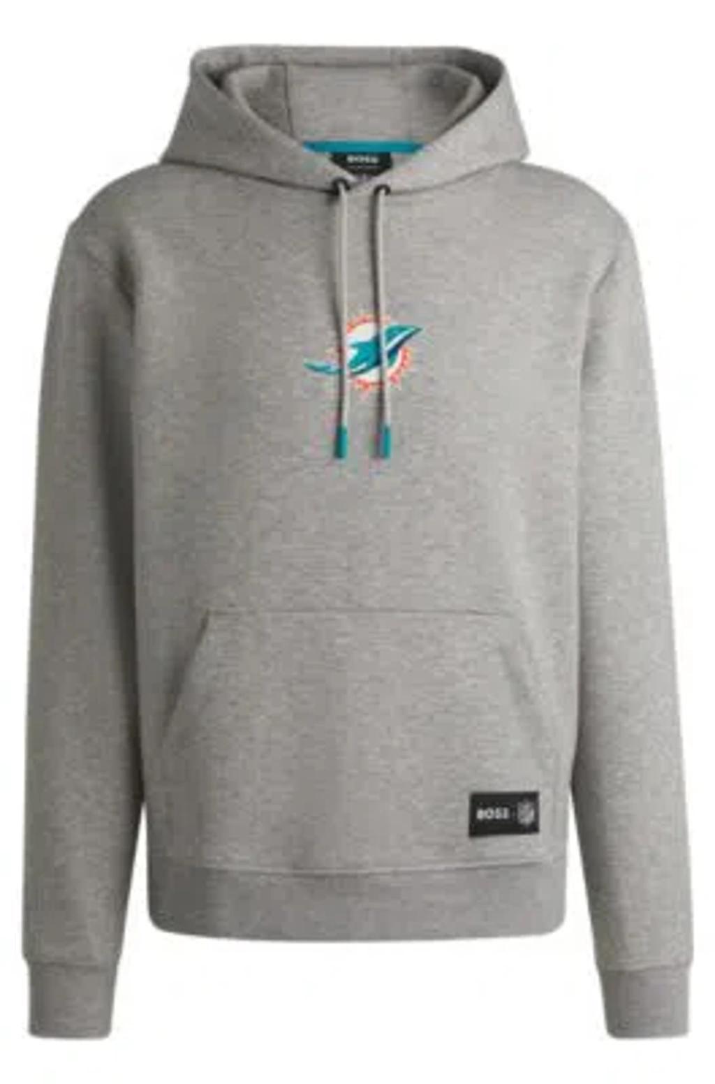 Boss X Nfl Men's Interlock Hoodie In Chargers Grey Product Image