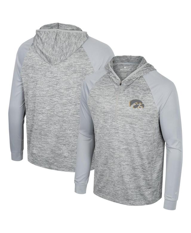 Mens West Virginia Mountaineers Cybernetic Quarter Zip Hooded Windshirt Product Image