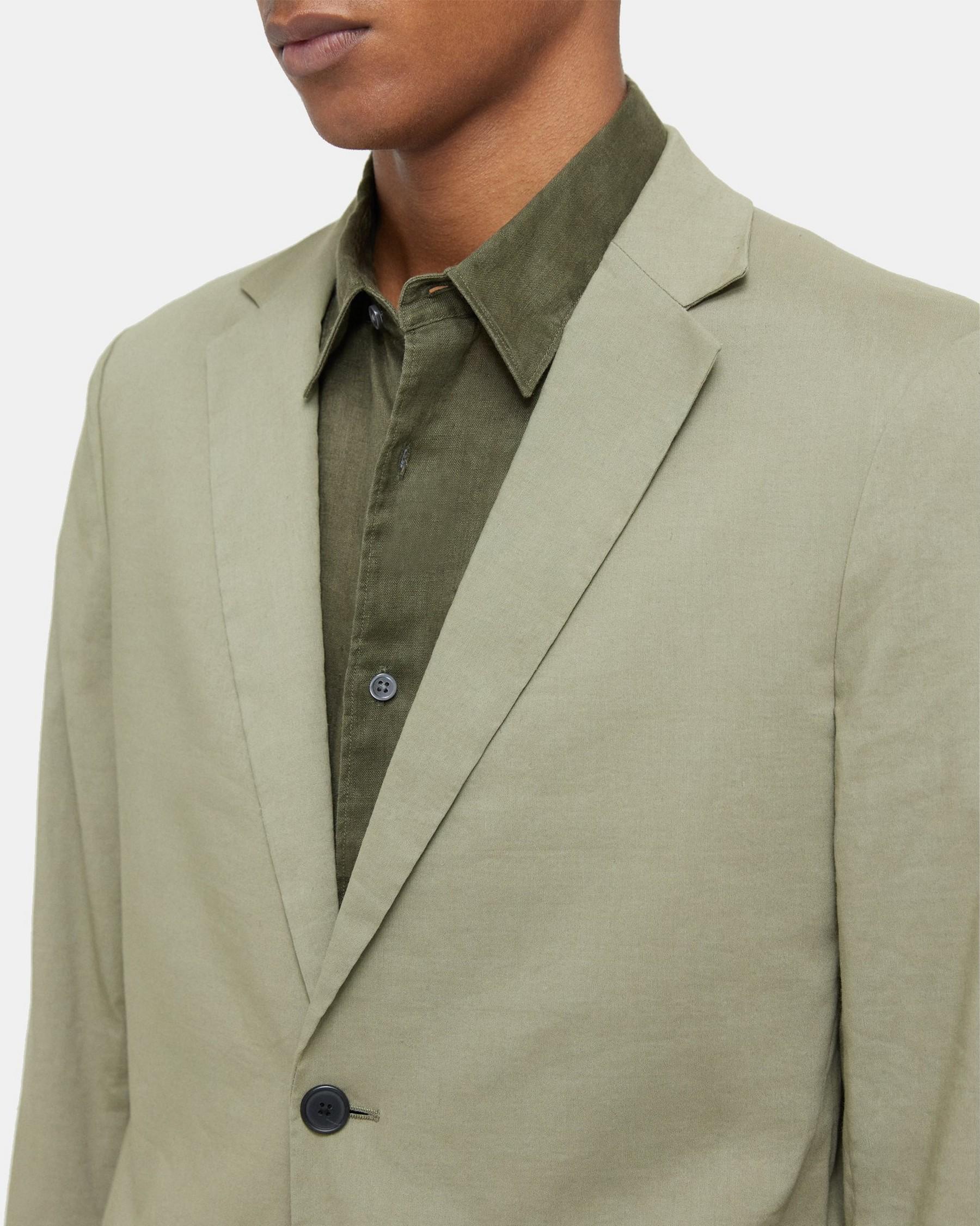 Unstructured Blazer in Stretch Linen Product Image