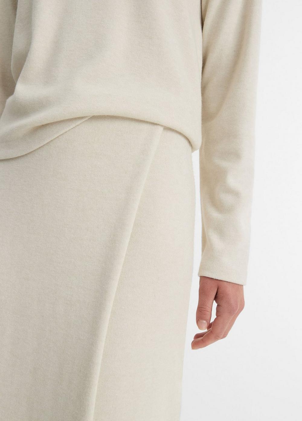 Womens Cozy Wrap Skirt, Heather Ceramic, Size L Vince Product Image