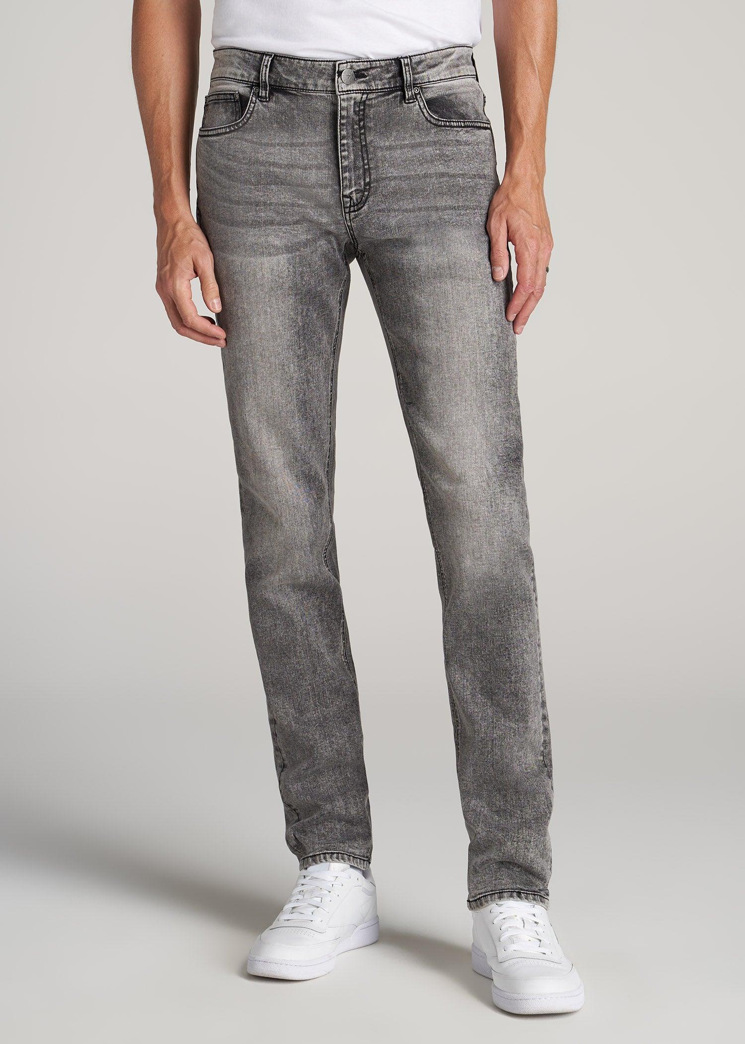 Dylan SLIM-FIT Jeans for Tall Men in Washed Faded Black Male Product Image