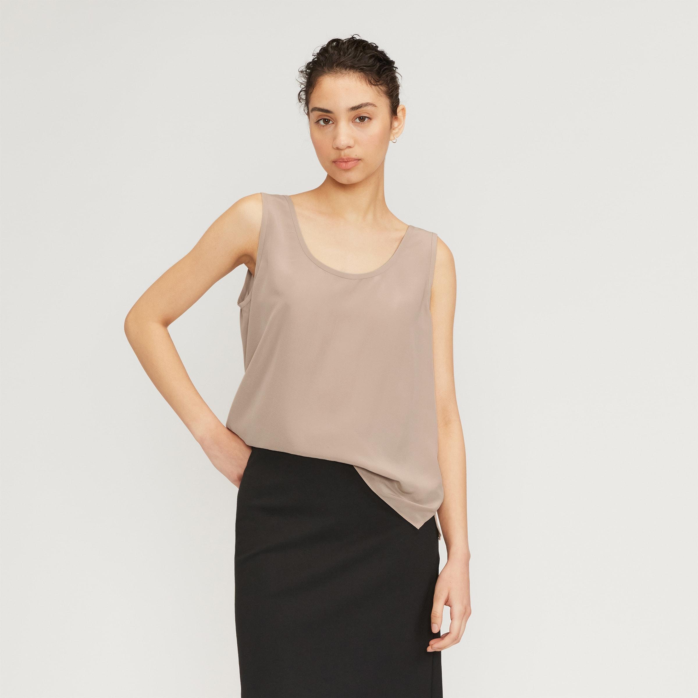 The Scoop Tank in Washable Silk Product Image