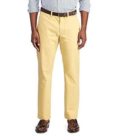 Polo Ralph Lauren Straight Fit Flat Front Stretch Twill Chino Pants Product Image