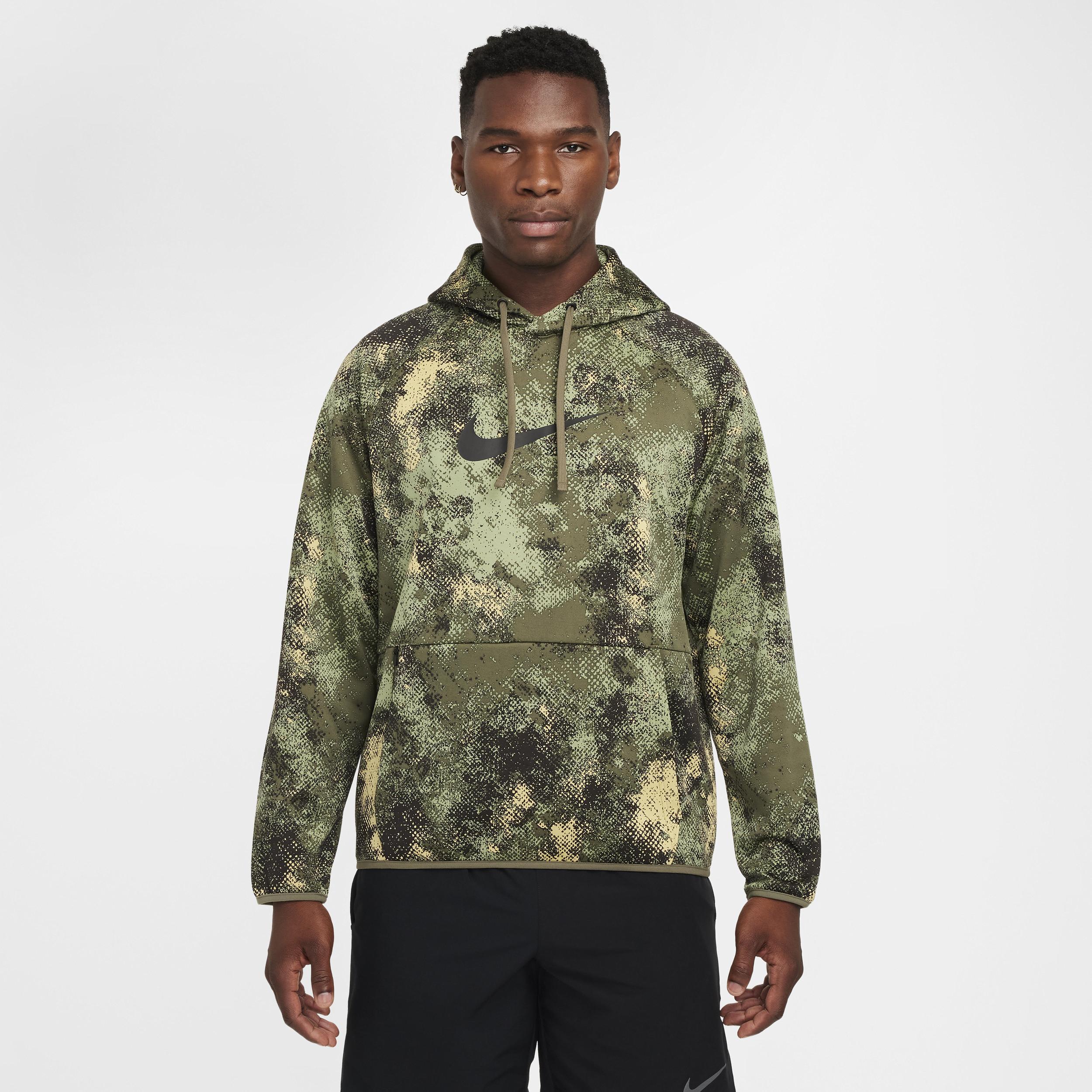 Nike Men's Camo Therma-FIT Versatile Pullover Hoodie Product Image