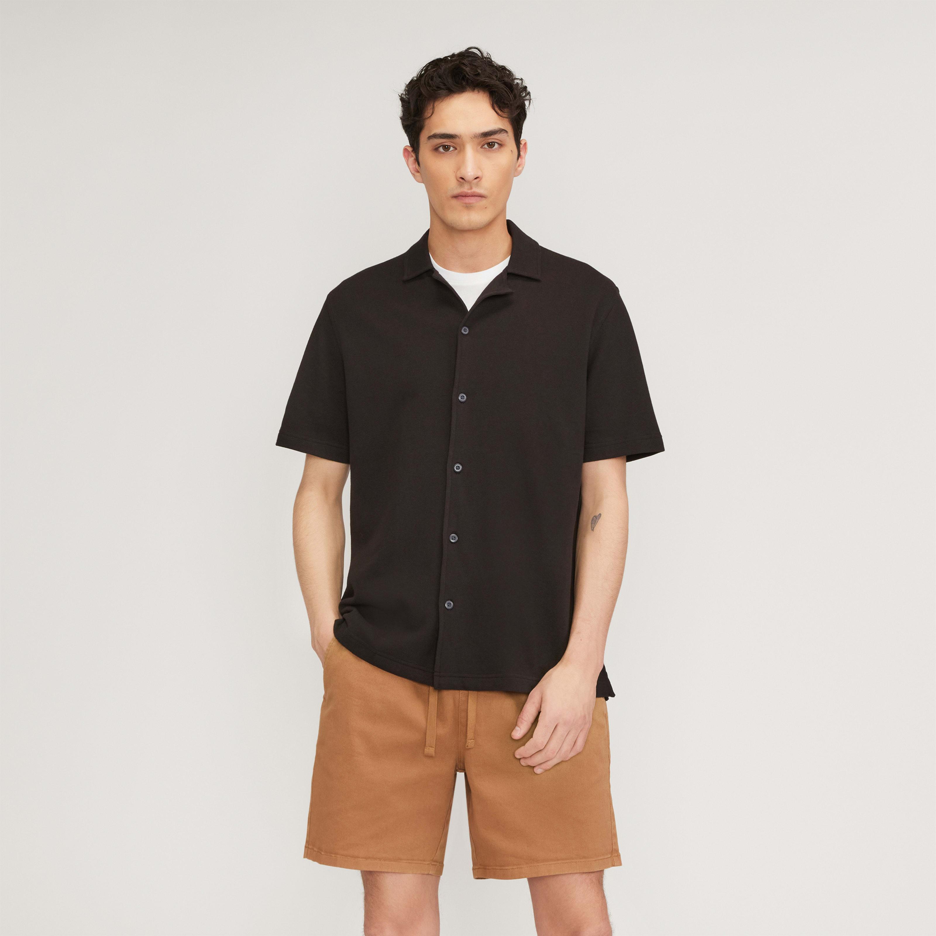 Mens Pique Short-Sleeve Shirt by Everlane Product Image