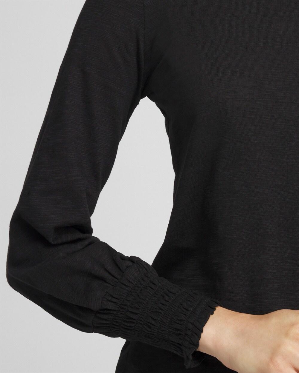 Smocked Long Sleeve Tee Product Image